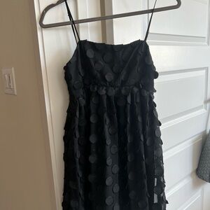 Forever 21 Black Polka Dot Mini Dress
